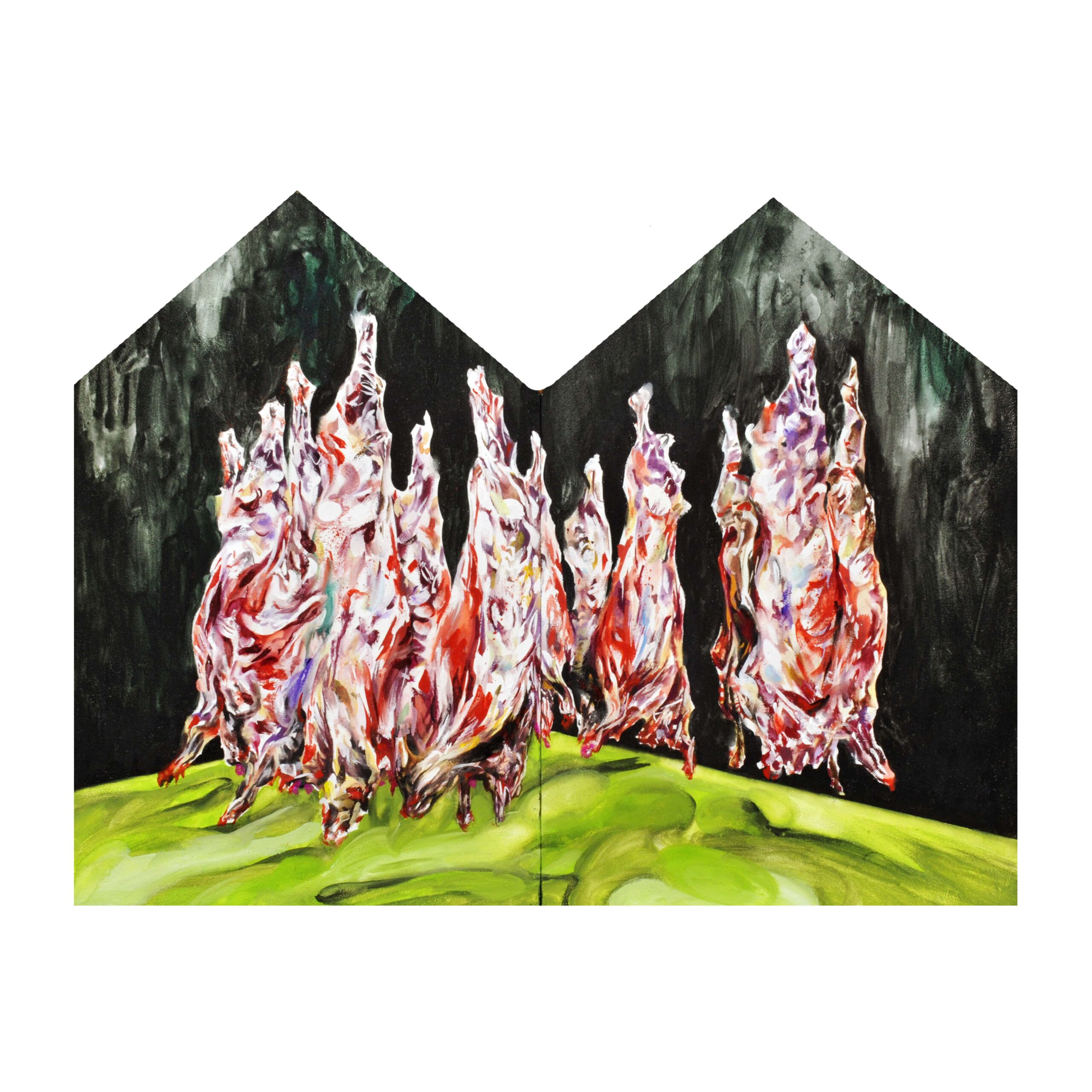 EDOARDO Resoubaboc - 60 x 50 cm. gouache sur bois - 2025-min